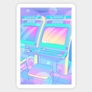 Pastel Glitch Sticker